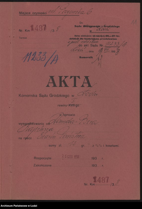 Obraz 13 z jednostki "Dawid – Ber Kapelusz- sprzedaż dodatków zegarmistrzowskich"