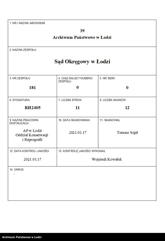 Obraz 1 z jednostki "Chaskiel Kracman- sprzedaż manufaktury"