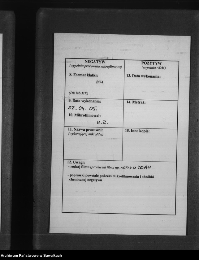 image.from.unit.number "Nastojaščaja Kniga nazyvaemyja Duplikatam, dlja zapisyvanaja Aktov Graždanskago Sostojanija Roždenîi, Brakosočetanii i Smerti Pržerasl