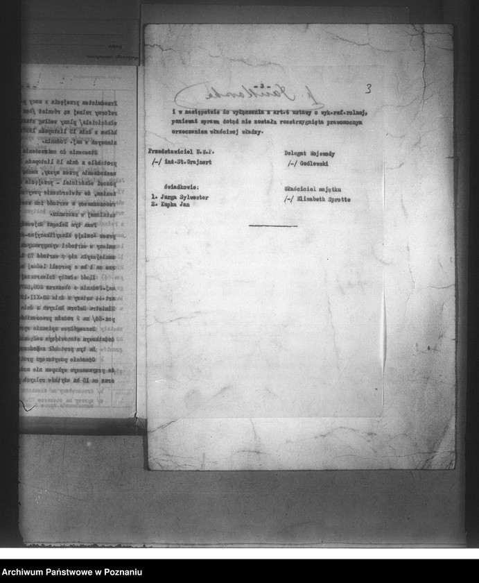 Obraz 7 z jednostki "Odprawy z art. 44 ustawy o wykonaniu reformy rolnej dla byłej służby folwarcznej Podanin powiat chodzieski"