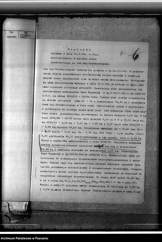 Obraz 11 z jednostki "Nadzór nad gospodarką w lasach majętności Siedmiorogowo w powiecie gostyńskim"