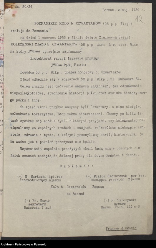 image.from.unit.number "Poznań - koło czwartaków [58 p.p.]"