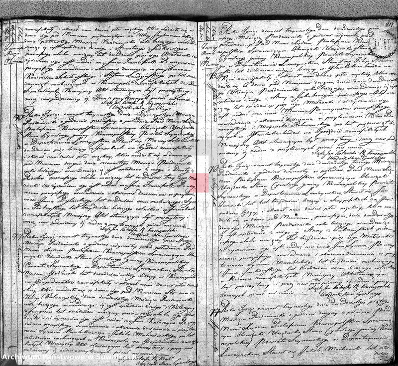 image.from.unit.number "Akta Cywilne Urodzonych Gminy Krasnopolskiey Pttu Seyneńskiego Depptu Łomżyńskiego 1813 R."