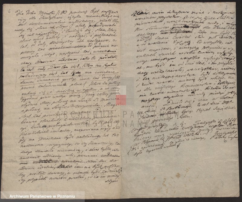 Obraz 5 z jednostki "Rozdrażewa, który ustalił ordynację wewnętrzną miasta Leszna, określając ustrój miasta, uposażenie gospodarcze oraz prawo i obowiązki mieszczan leszczyńskich; j. pol."