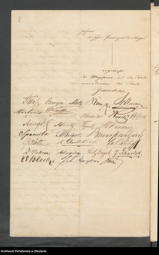 image.from.unit.number "Acta des 18ten Provinzial-Landtages der Stände des Königreichs Preußen betreffend die Petition des Magistrats und der Stadtverordneten zu Graudenz [Grudziądz] wegen Erbaunung einer festen Weichselbrücke bei Graudenz"