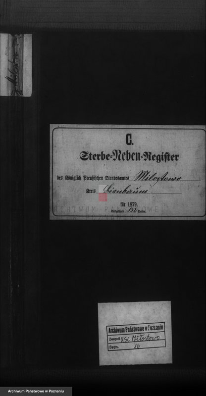 Obraz 1 z jednostki "Księga zgonów"