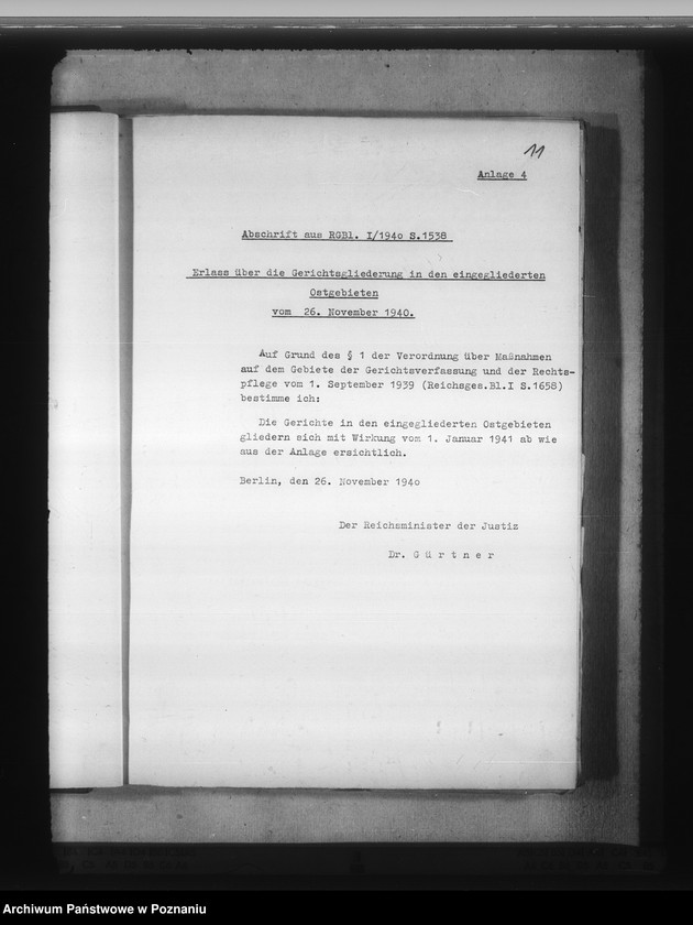 Obraz 15 z jednostki "Reichsjustizverwaltung im Reichsgau Wartheland"