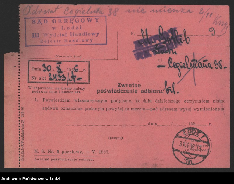 Obraz 11 z jednostki "Mojżesz Gotlib- sprzedaż szkła"