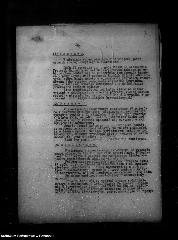 Obraz 11 z jednostki "Sprawozdanie sytuacyjne ze stanu bezpieczeństwa za miesiące styczeń-maj, lipiec 1939 r. oraz sprawozdanie z polskiego legalnego ruchu politycznego za miesiąc czerwiec 1939 r."