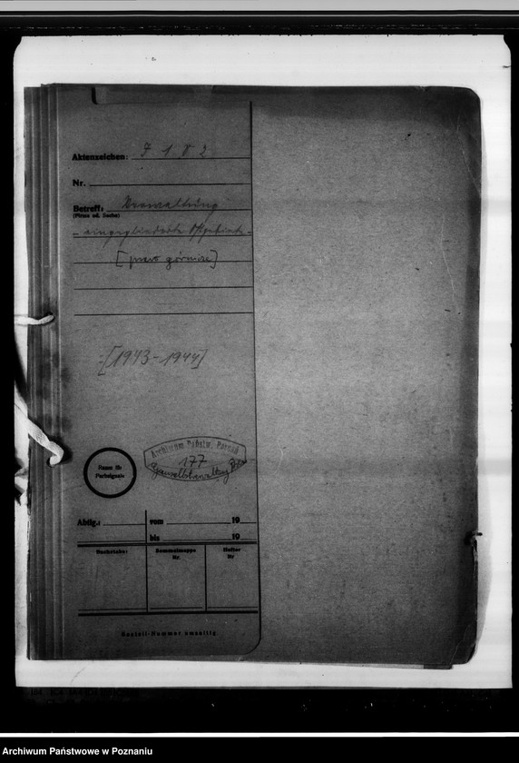 Obraz 4 z jednostki "Verwaltung - eingegliederte Ostgebiete [prawo górnicze]."