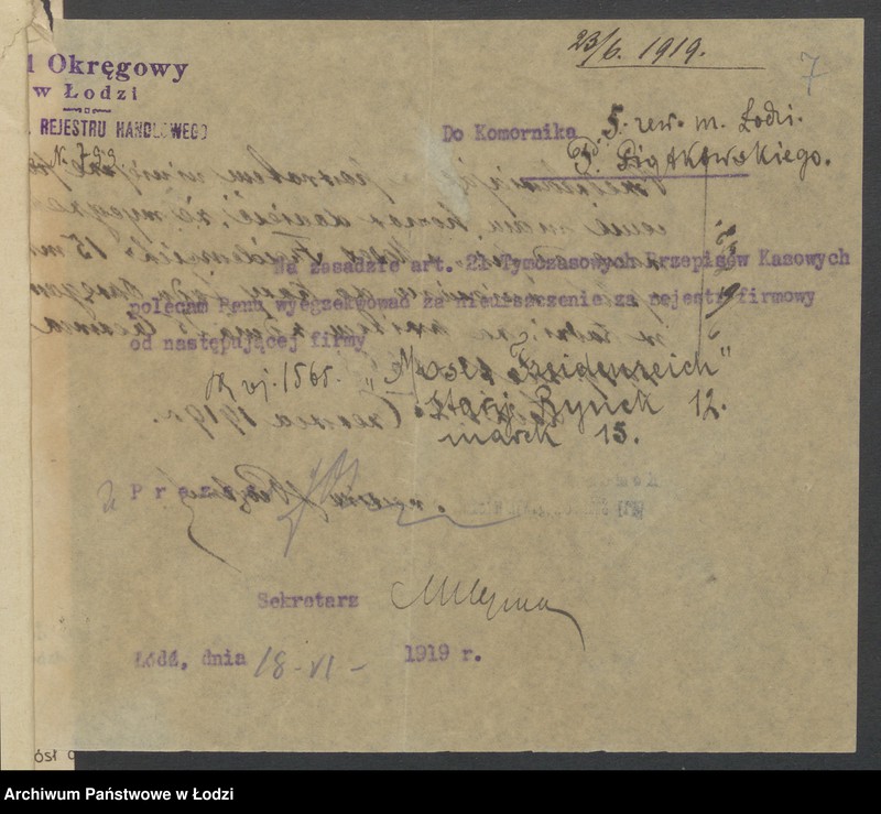 Obraz 9 z jednostki "Moses Freidenreich- fabryka cukierków"