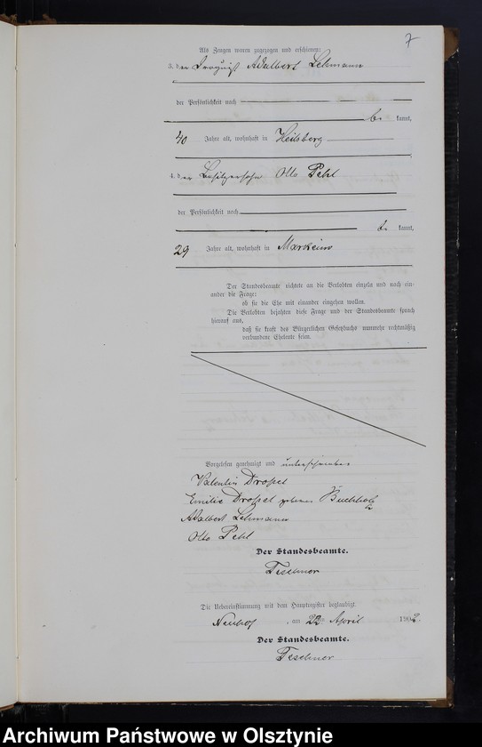 image.from.unit.number "Heiraths-Neben-Register Nr 1 - 19"