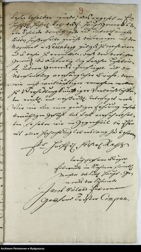 image.from.unit.number "Schriftwechsel der Stadt Neuenburg mit Danzig"