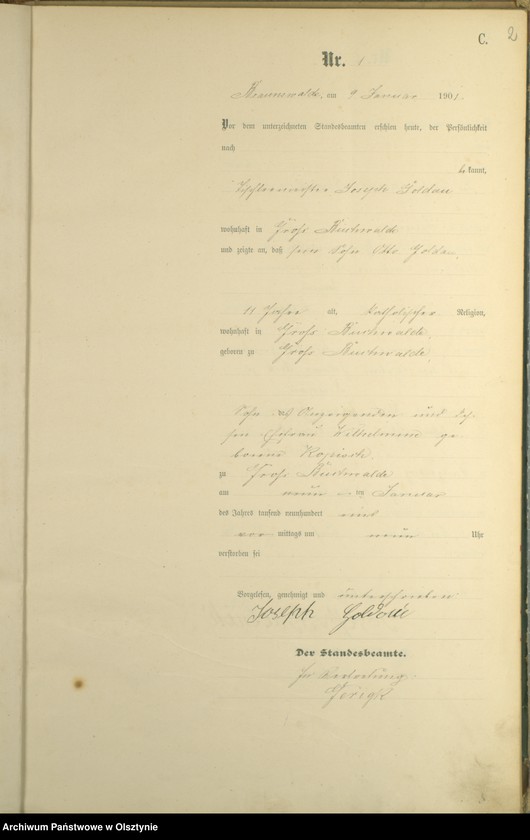 image.from.unit.number "Sterbe-Haupt-Register Nr 1 - 51"