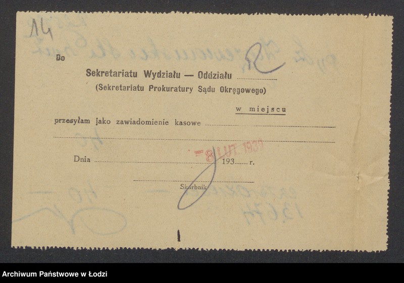 Obraz 16 z jednostki "Mariem Gitel Zand, Hena Wolhendler- sprzedaż towarów włókienniczych własnej i obcej produkcji"