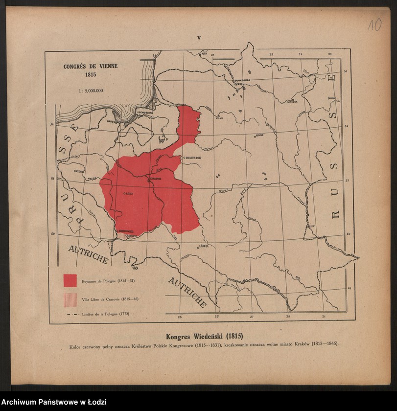 Obraz 12 z jednostki "Polski atlas kongresowy, Lwów, Warszawa 1921"