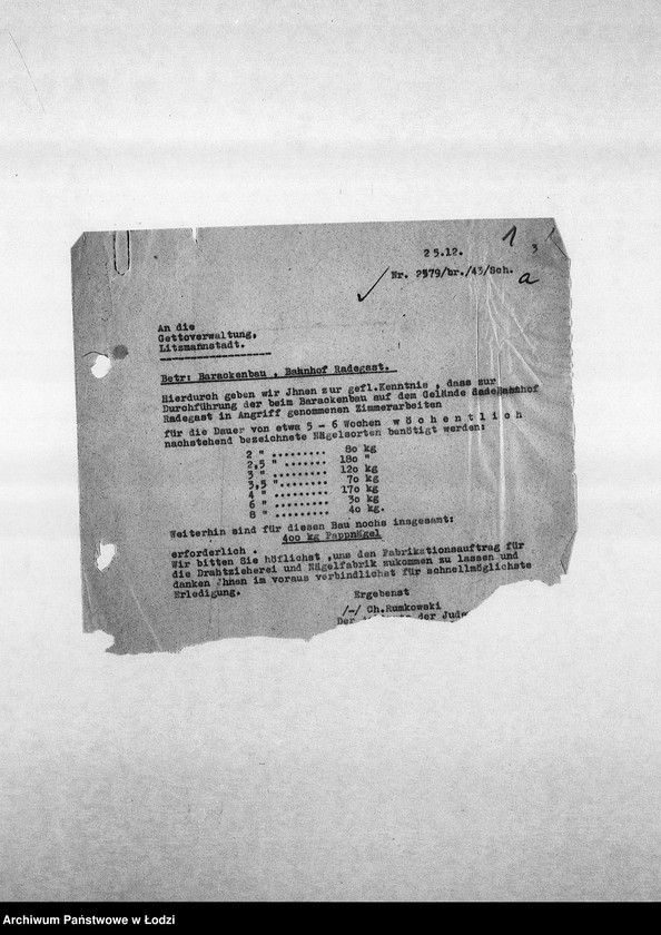 Obraz 4 z jednostki "[Korespondencja PSŻ w różnych sprawach]"