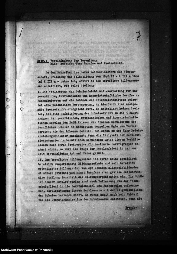 Obraz 11 z jednostki "Vereinfachungen der Verwaltung und auf dem Gebiete des Handelsschulwesens"