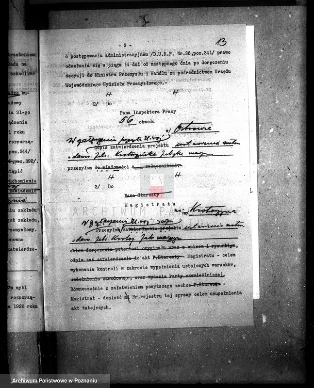 Obraz 17 z jednostki "Zatwierdzenie zakładu przemysłowego odlewni żelaza K. Lesiński w Krotoszynie"