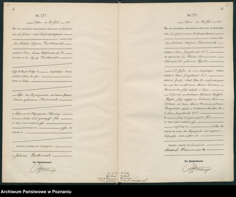 Obraz 11 z jednostki "Księga miejscowa zgonów tom II [Rejestr główny zgonów]"