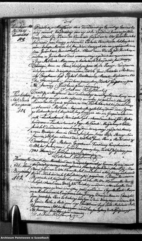 image.from.unit.number "Duplikat Aktów Urodzonych Zaślubionych y Zmarłych Osób w ciągu całego Roku 1838 Parafij Katolickiey Mirosław"