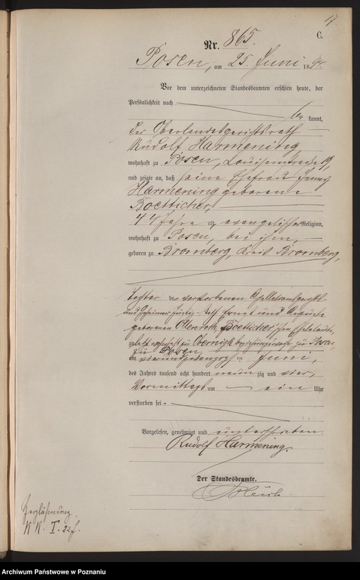 Obraz 20 z jednostki "Księga zgonów t. III"