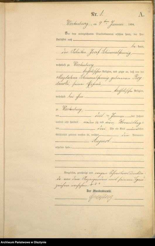 image.from.unit.number "Geburts-Haupt-Register Nr 1 - 218"