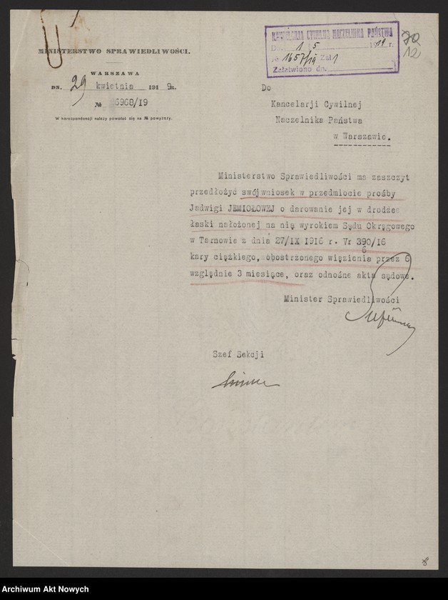 image.from.unit.number "Ułaskawienia z Małopolski - uwzględnione, dotyczące: zabójstw, uszkodzeń ciała, gwałtu publicznego, posiadania broni, obrazy, oszczerstw, oszustw, lichwy, kradzieży (w tym żywności z oblężonej przez Rosjan twierdzy Przemyśl w 1914 r. i płodów rolnych przez zubożałych Rusinów, powrocie w 1918 r. z przymusowej ewakuacji w głąb Rosji, dokonanej przez Rosjan w 1915 r.)"