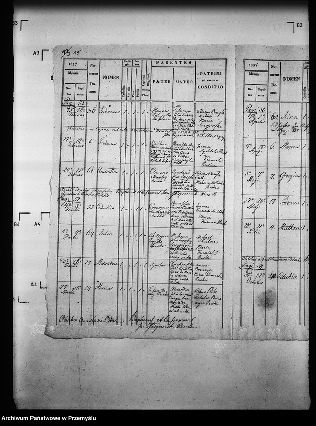 Obraz 19 z jednostki "[Kopie ksiąg metrykalnych parafii Czyrna z filią Piorunka (dekanat Grybów)]"