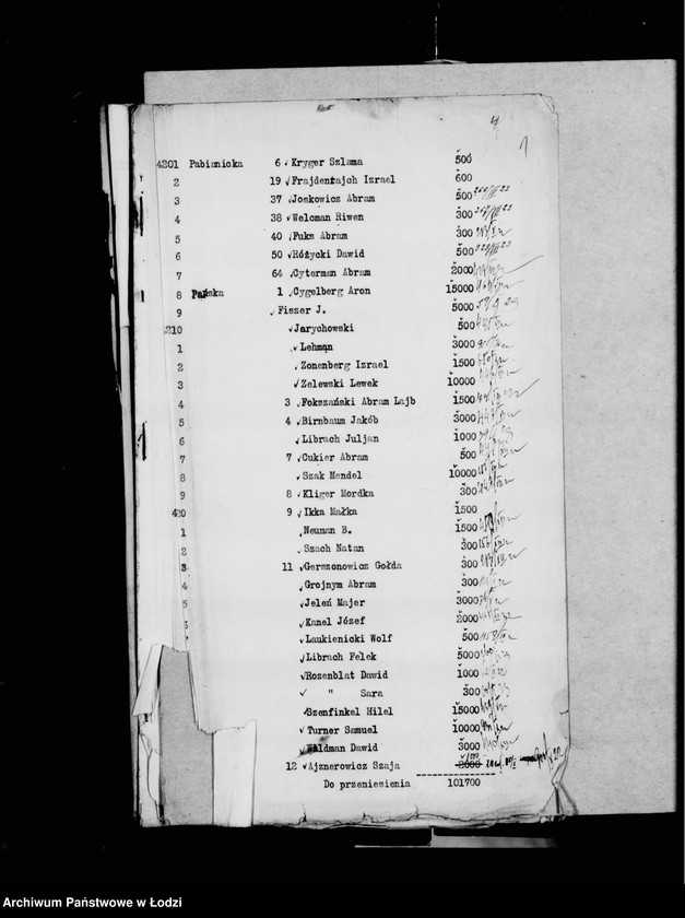 Obraz 4 z jednostki "Rejestr poborczy"