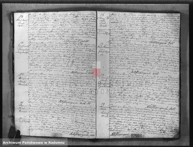 image.from.unit.number "Dupplikat akt religijno cywilnych urodzenia, małżeństwa i zejścia z parafii Stromiec 1862 roku"