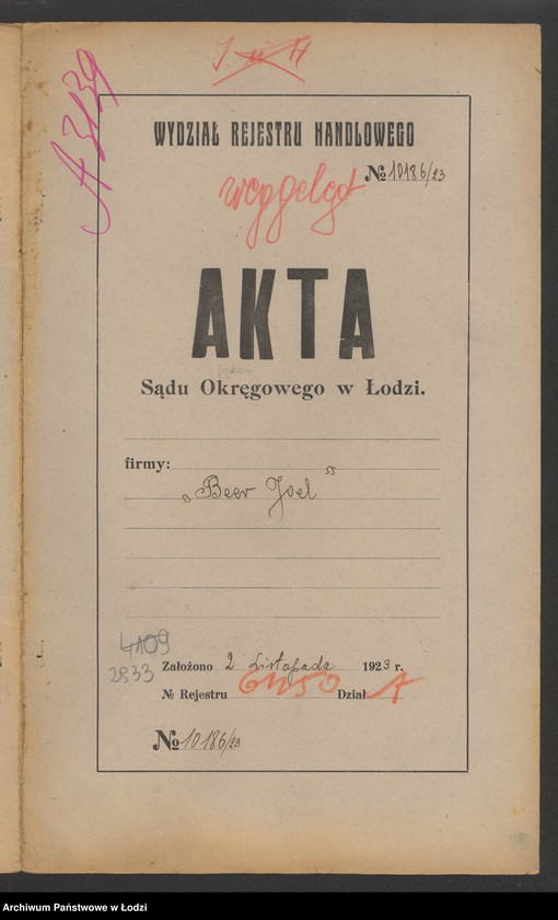 Obraz 2 z jednostki "Joel Beer- sprzedaż przędzy"