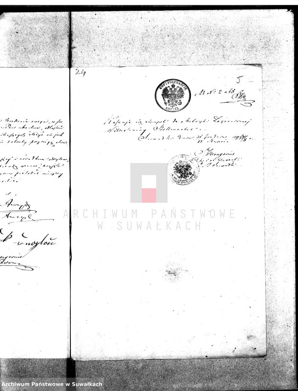 image.from.unit.number "Anexy U.S.C. Suwałki 1868 rok wyznania ewangelicko-augsburskie"