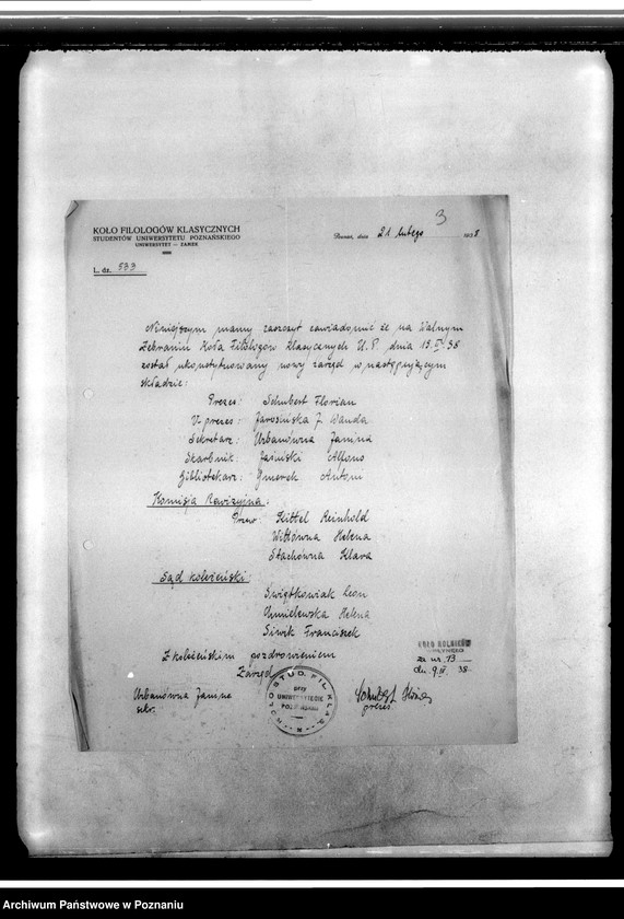 Obraz 7 z jednostki "Korespondencja Koła"