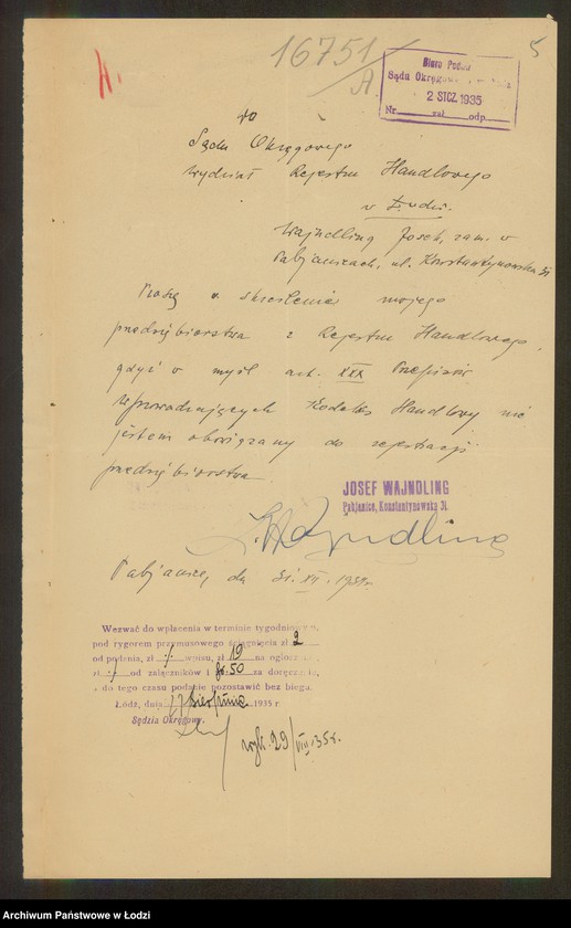 Obraz 7 z jednostki "Josek Wajdling- wyrób manufaktury"