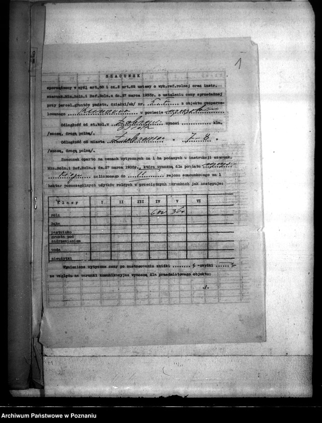 Obraz 5 z jednostki "Operat szacunkowy majątku Kunowo powiatu wyrzyskiego"