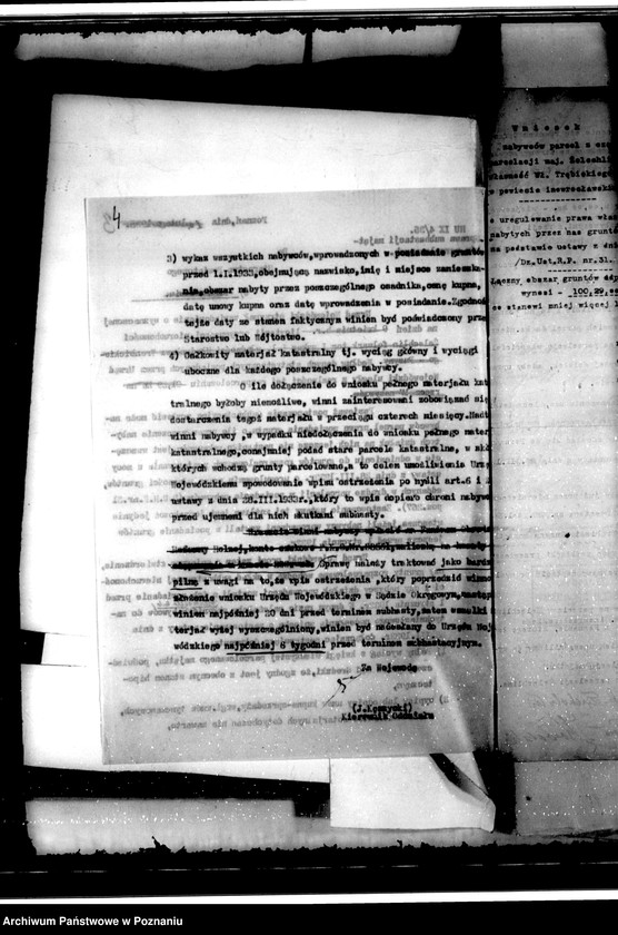 Obraz 8 z jednostki "Uregulowanie w trybie ustawy z dnia 28.III.1953 r. prawa własności rozparcelowanych gruntów majątku Zelechlin"