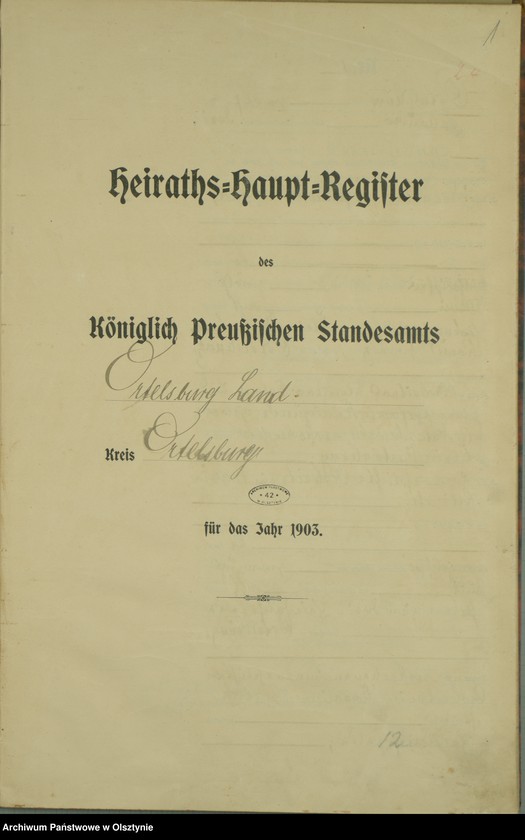 image.from.unit.number "Heiraths-Haupt-Register Nr 1 - 16"