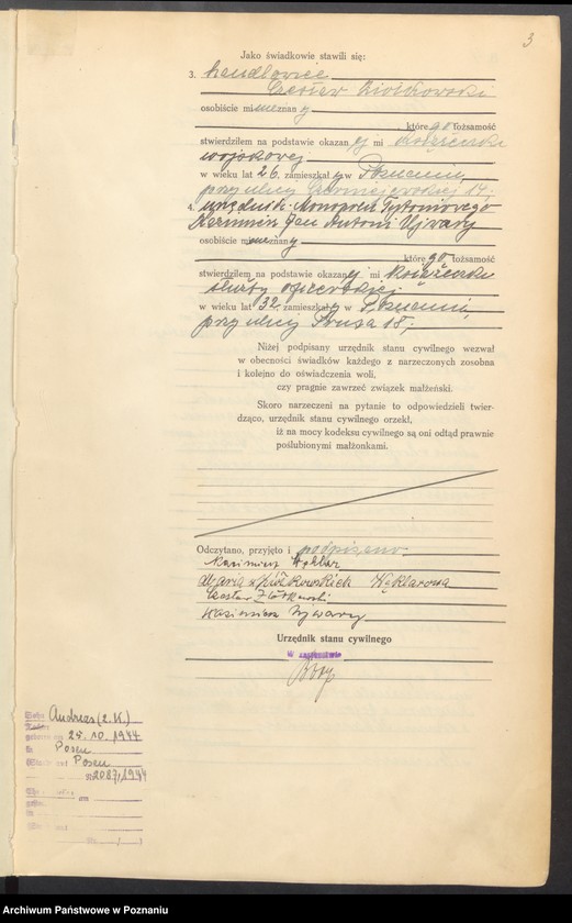 Obraz 5 z jednostki "Księga miejscowa małżeństw tom III [Rejestr główny małżeństw]"