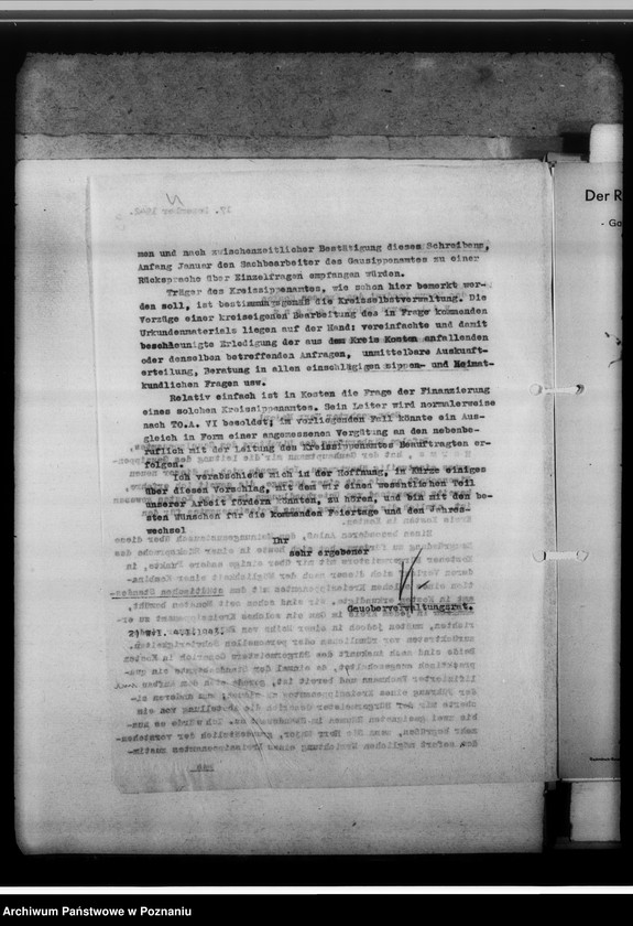 Obraz 7 z jednostki "[Korespondencja w sprawach organizacyjnych, sprawozdanie z działalności Kreissippenamt w Kościanie]"