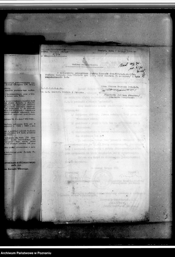 Obraz 14 z jednostki "Okólniki, komunikaty, korespondencja"