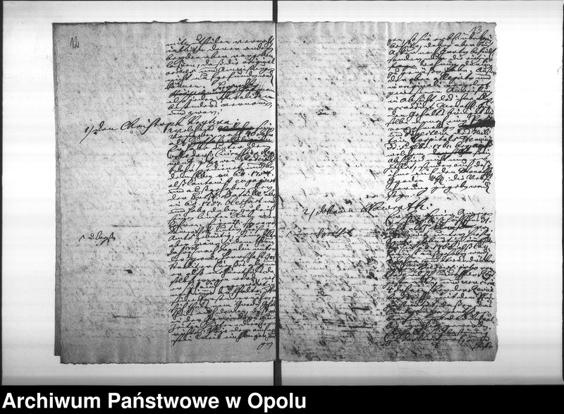 Obraz 12 z jednostki "Acta des Magistrats zu Oppeln von Aufnahme der Invaliden, deren Versorgung und Gnaden Gehalt ingleichen den jährlichen Eingaben von 1769 bis Vol. I"