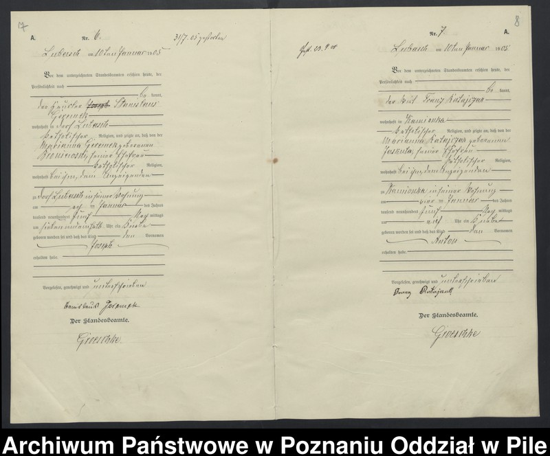 Obraz 7 z jednostki "Księga urodzeń"