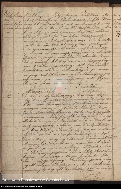 image.from.unit.number "Księga [akt] urodzenia gminy Krzepickiej na rok 1816"