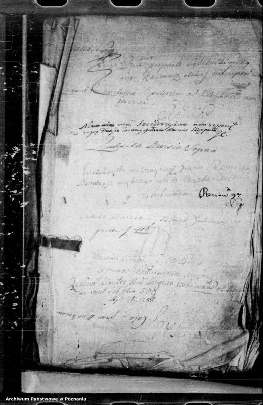 Obraz 3 z jednostki "Inscriptiones, relationes, decreta [inducta]"