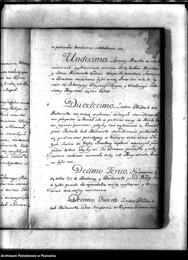 Obraz 9 z jednostki "Wypis. Komisja Dobrego Porządku nadaje bractwu budniczemu nowy statut."