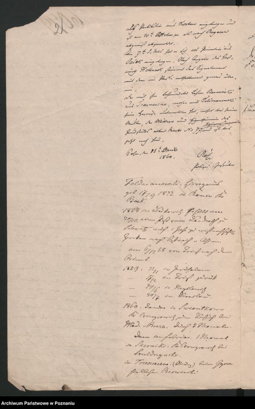 Obraz 6 z jednostki "A. betr. Privatgelehrter Hieronimus Feldmanowski aus Konin, Kreis Buk"