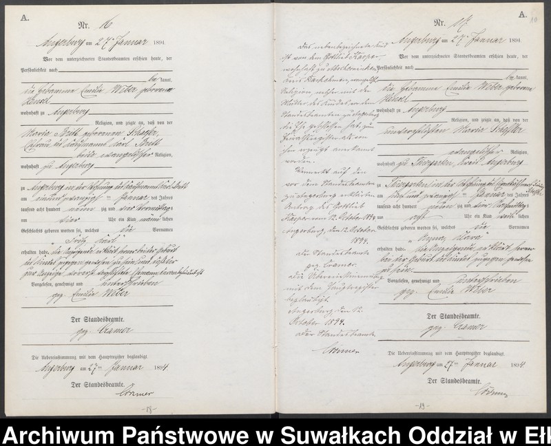 image.from.unit.number "Geburts-Neben-Register des Preussischen Standes-Amtes Angerburg Kreis Angerburg"