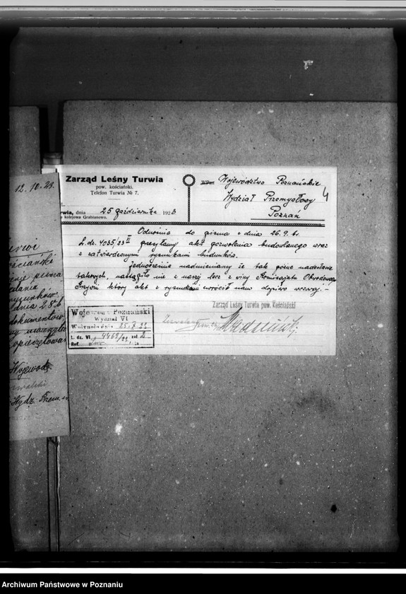 Obraz 8 z jednostki "Tartak Zarządu Leśnego w Turwi, pow. kościański, nr woj. kotła 166"