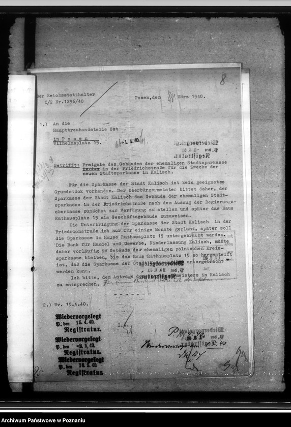 Obraz 12 z jednostki "Sparkassen und Giroverband Wartheland"